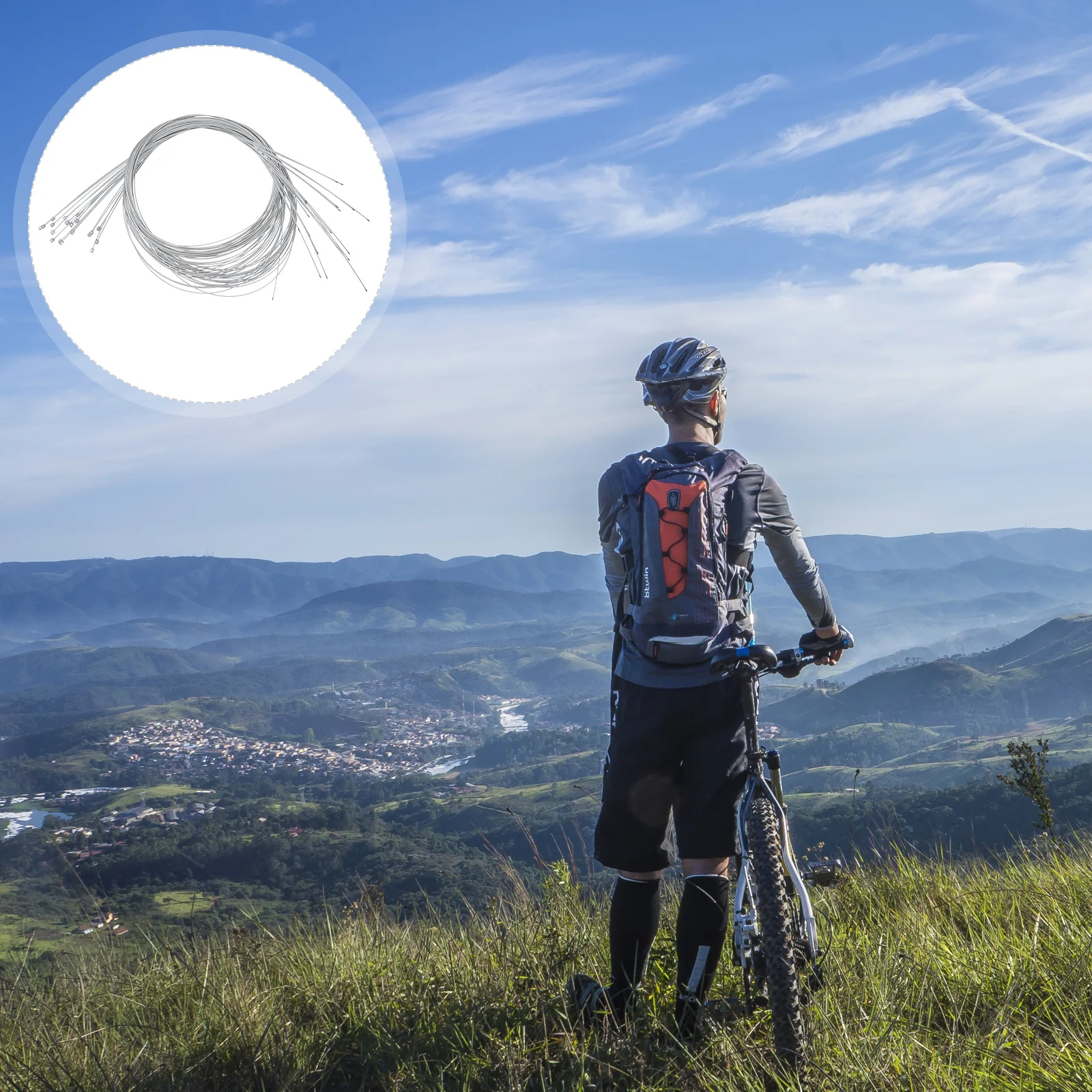 20 قطعة دراجة الفرامل تحويل كابل أنبوب الأساسية كم Ptfe المغلفة تخفيض الاحتكاك لحماية سلك الدراجات على الطرق #5