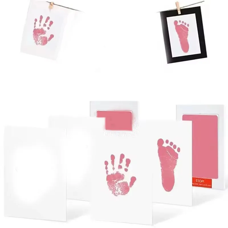 Cute Pet Footprints Ink Pad Year Old Commemorative Siblings Ink Pad Student Graffiti Handmade Printing Mud