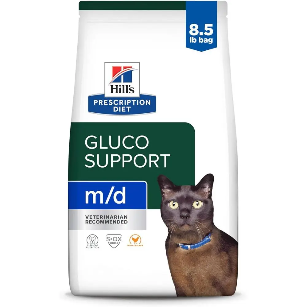 

Сухой корм для кошек m/d GlucoSupport, с курицей, 8,5 фунтов. Сумка