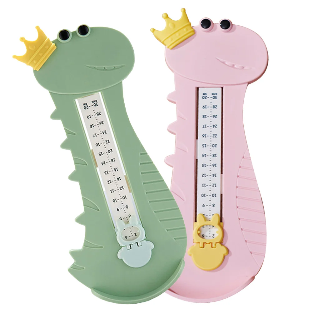 Totority 2Pcs Kids Foot Measurer Tool Portable Shoe Sizing Ruler for Accurate and Easy Use Girls
