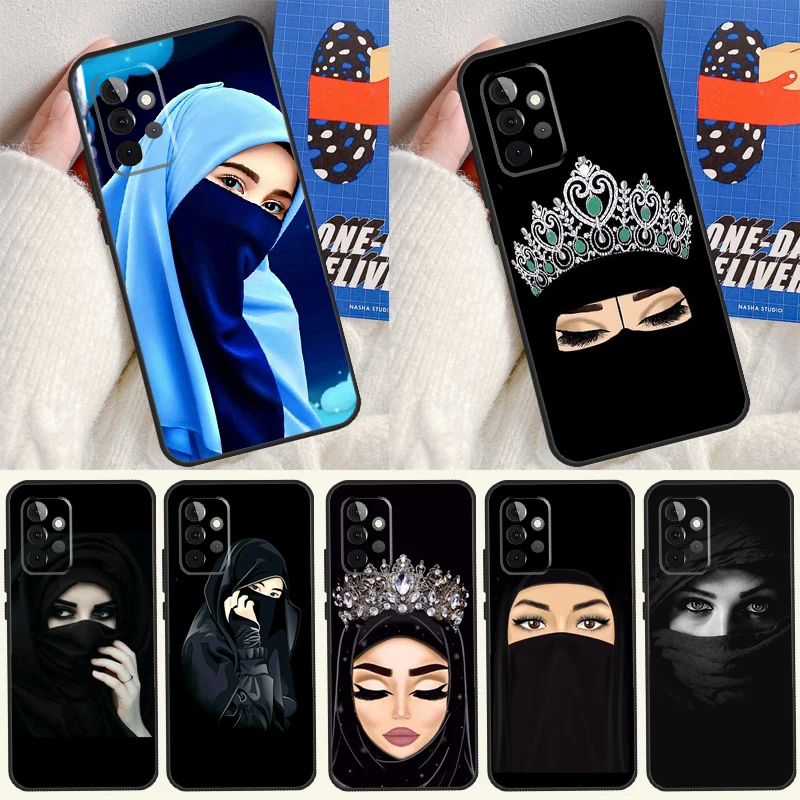 

Мусульманский исламский арабский чехол-хиджаб для девочек для Samsung Galaxy A14 A55 A06 A05 A36 A26 A16 A54 A34 A22 A32 A52 A35 A15 A53 A13 A56