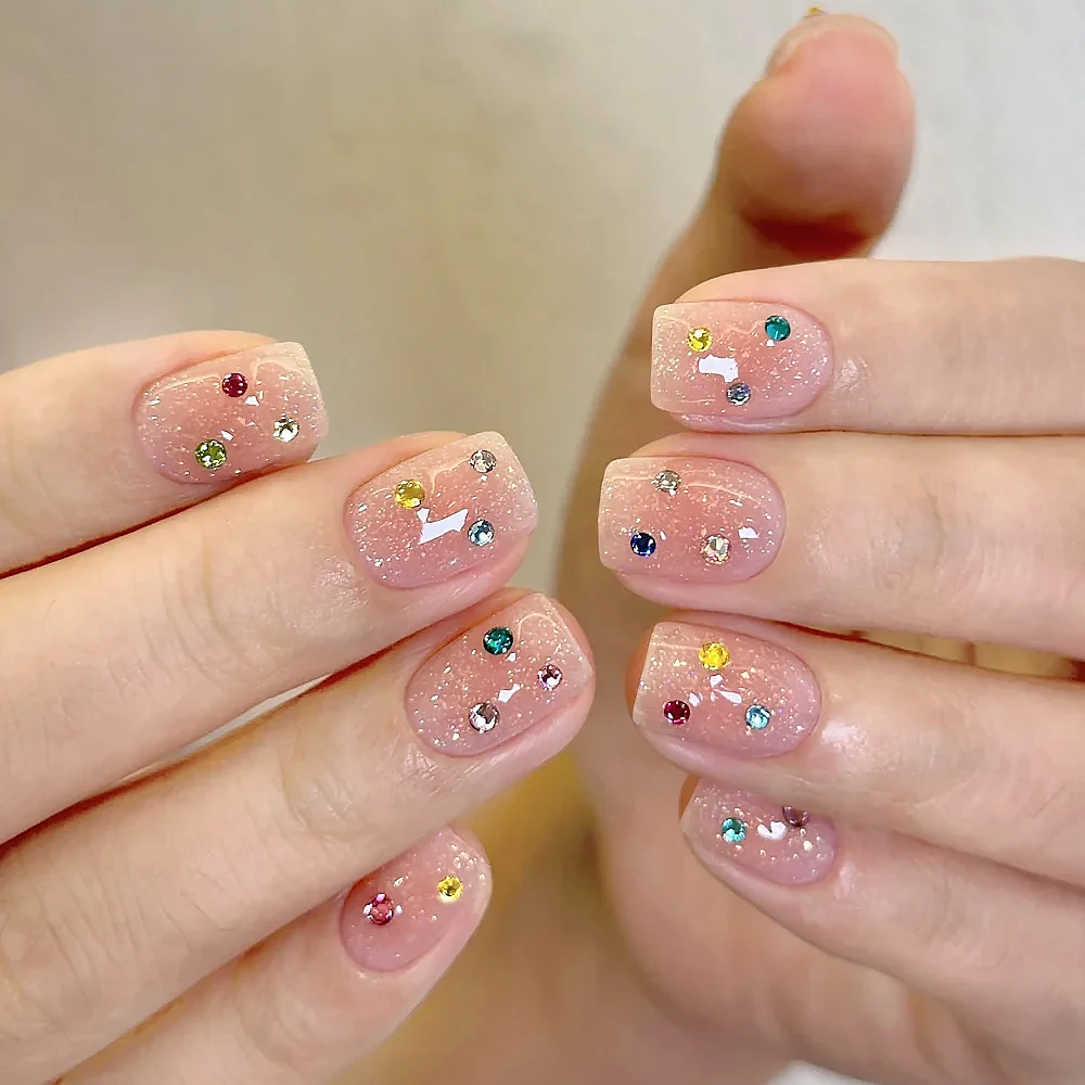 12 griglie miste mini gemme natalizie ciondoli per unghie 2mm cristallo di lusso glitter per unghie strass rosso/verde parti per unghie natalizie con retro piatto