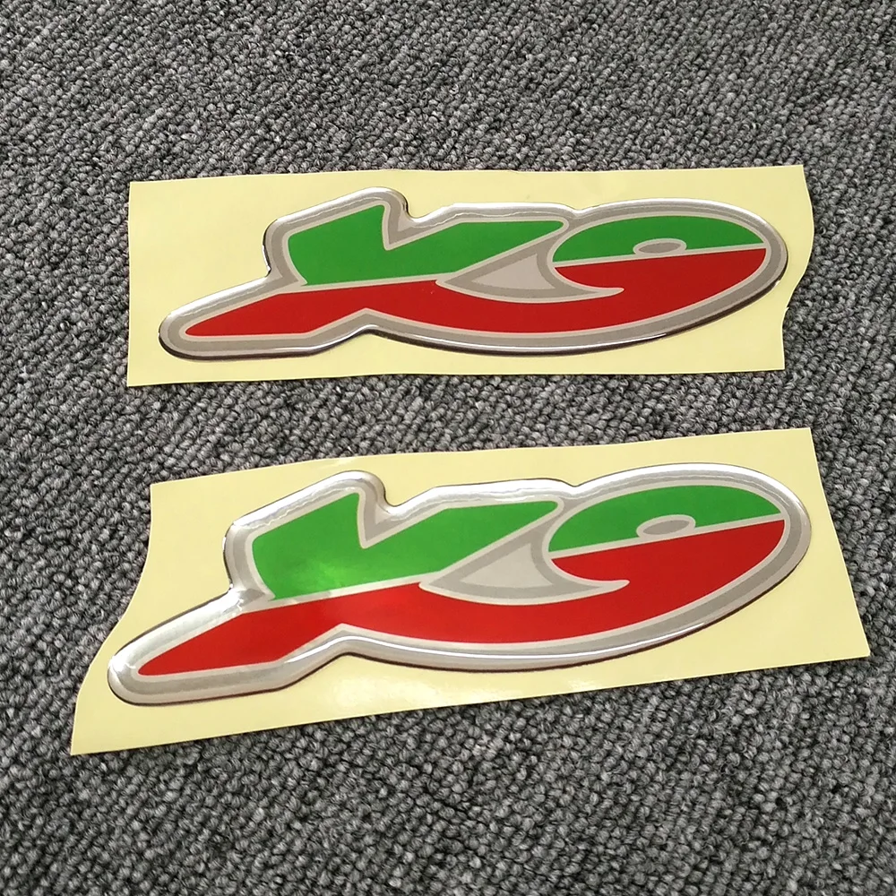 Untuk PIAGGIO X9 125 250 500 aksesori sepeda motor skuter motor emblem Body Fairing Fender 3D stiker