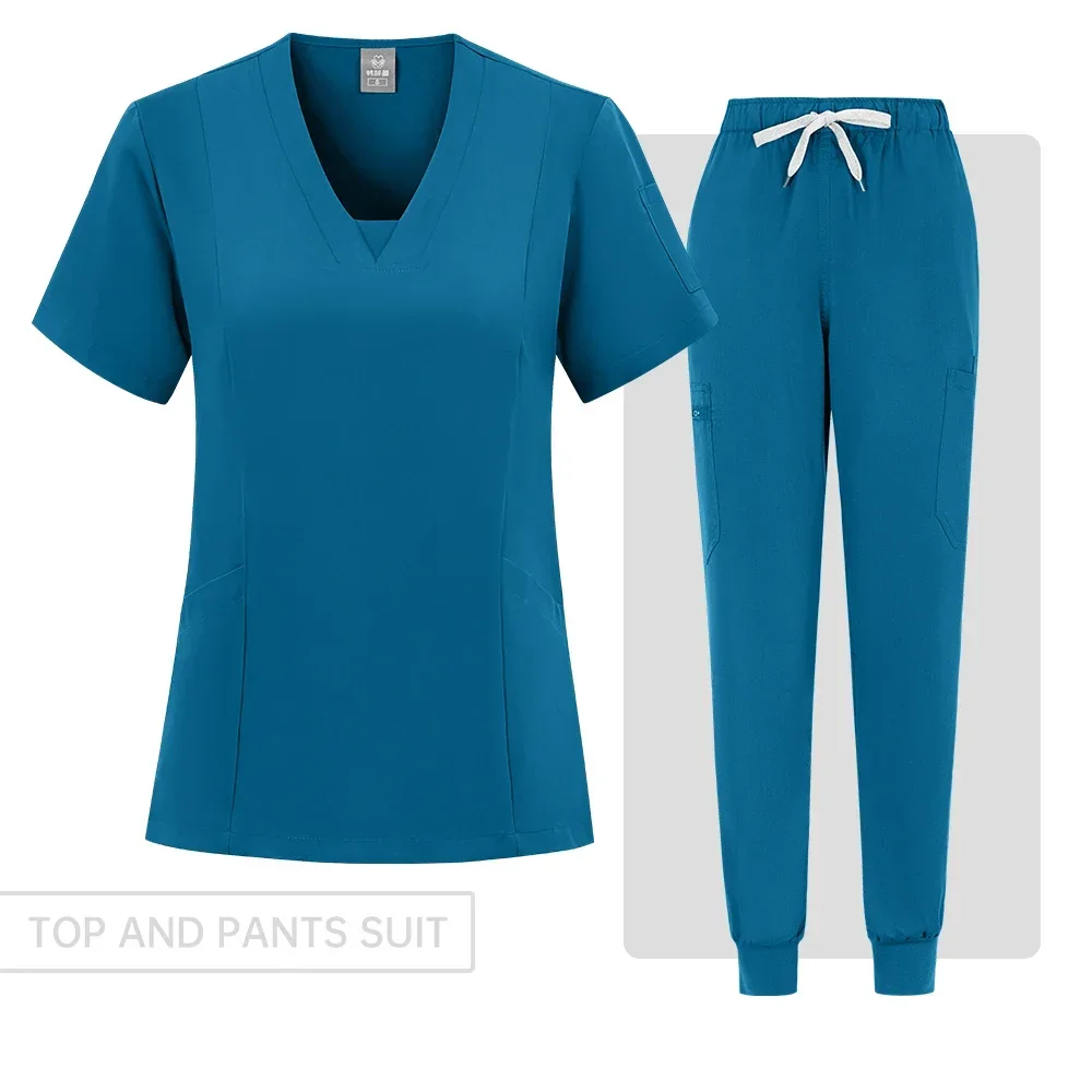 Wholesale Operating Room Medical Uniform Scrubs Hospital Working Scrubs Set Medical Supplies Nurse Dental Surgery Suit Workwear