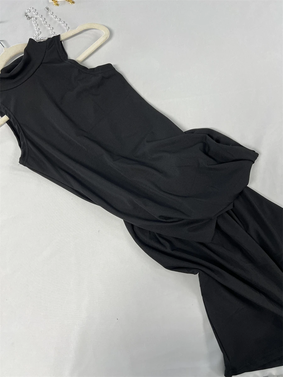 فساتين نسائية من الساتان سهلة الارتداء مع فتحة عنق على شكل حرف V بدون ظهر وطول ماكسي للحفلات المسائية ملابس رسمية حسية أنيقة