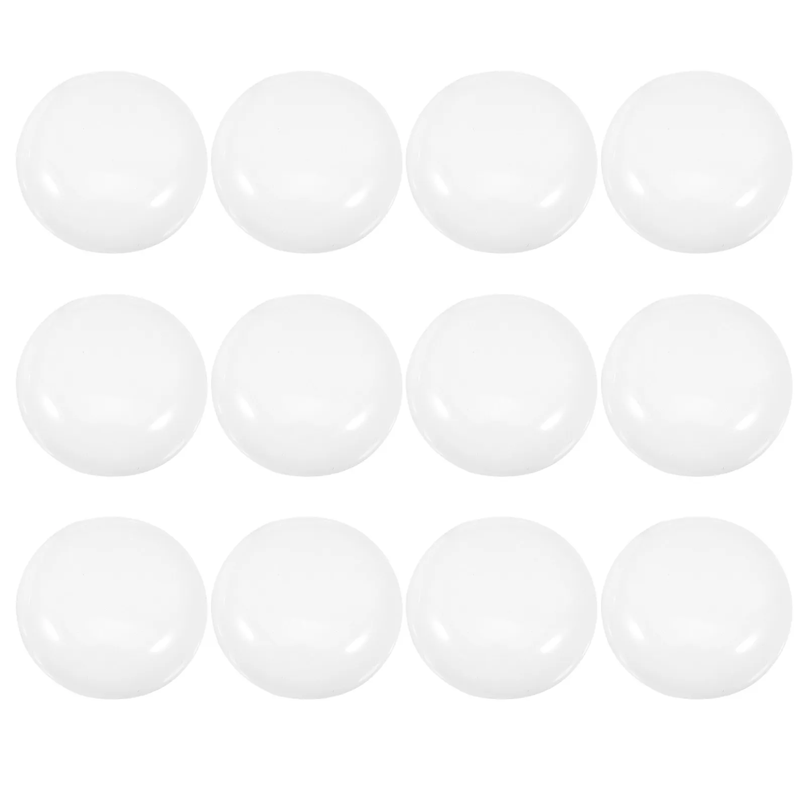 12Pcs LED Lamp Shade Replacement Plastic Globe Lampshade Round Light Diffuser Cover Vanity Mirror Bedroom Study