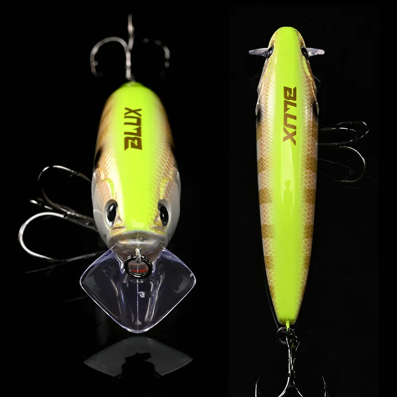 BLUX GIAN 105F przynęta na ryby 108mm 30g korba pływająca twarda przynęta System hałasu wobler Shad For Bass Pike