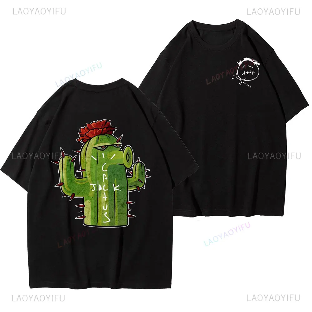 Cactus-Jack Astroworld Tshirt Men Wish You Were Here Tour Hip Hop T Shirts  Women Cotton T-shirt Short Sleeves Street Tshirt