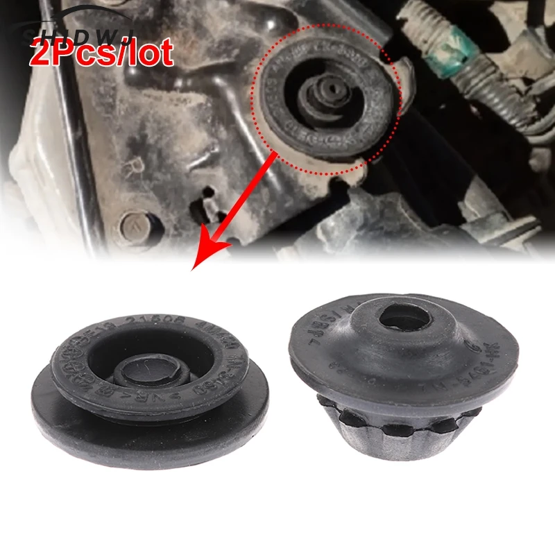 1 Pair For Nissan Mount Rubber Radiator Bushing Mounting Bracket 21506-4M400