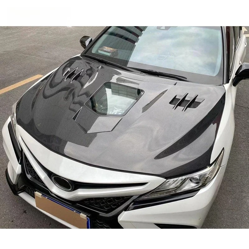 

High Quality Carbon Fiber Engine Hood For Toyota Camry 8th Car Engine Cover Hood