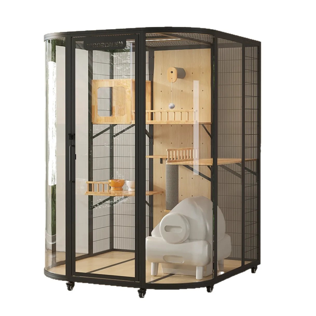 Cat Cage Villa Pano…