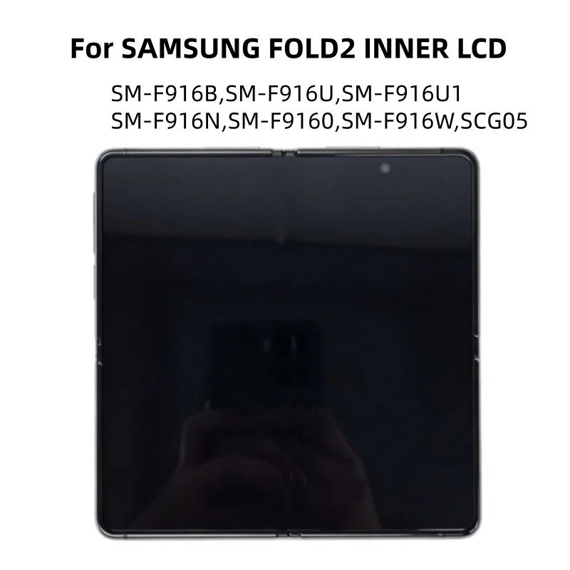 AMOLED For Samsung Z Fold 2 Internal Screen LCD Display Touch Screen Digitizer For Z Fold 2 F916B F916B/DS F916U