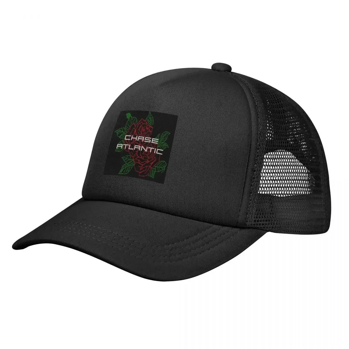 Chase Atlantic Rose Logo Mesh Baseball Caps Snapback Fashion Baseball Hats Breathable Casual Casquette Outdoor