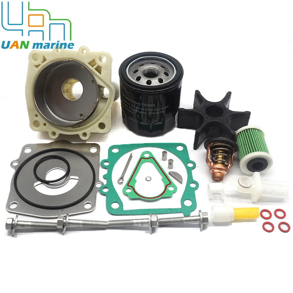 150G 175A 175C 200F 200G Outboard 100 Hours Maintenance Service Kit for Yamaha Marine 61A-W0078 6P3-WS24A 69J-13440 6DA-12411