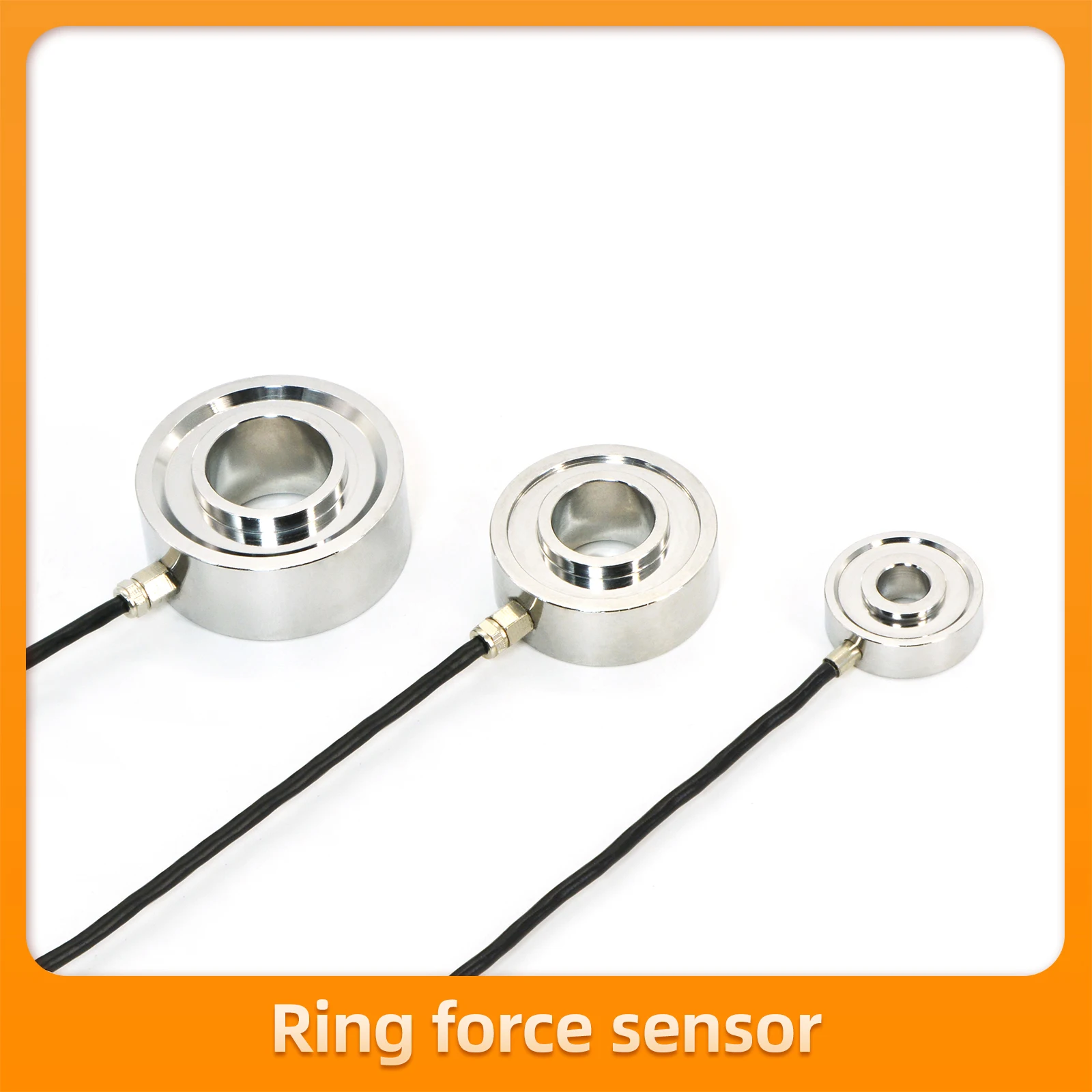 

Ring force Load Cell Sensor,Test Tension and Compression Stainless Steel,High Precision Weight Sensor φ3*2M