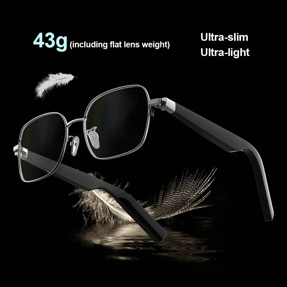 Modern Smart Glasses Global Conferences Effective Communication Super Long Standby Smart AI Translator Glasses