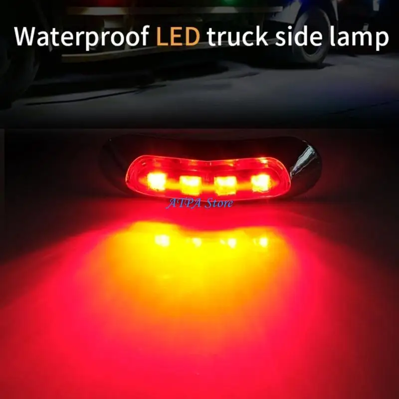 

U13c светодиодные боковые маркерные светильники лампы для грузовика зазора для водонепроницаемой лампы водонепроницаемые лампы