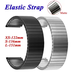 Stainless Steel Elastic Stretch Strap 14mm 16mm 18mm 20mm 22mm for Smart Watch Band Men Women Metal Expansion Strap Accessories