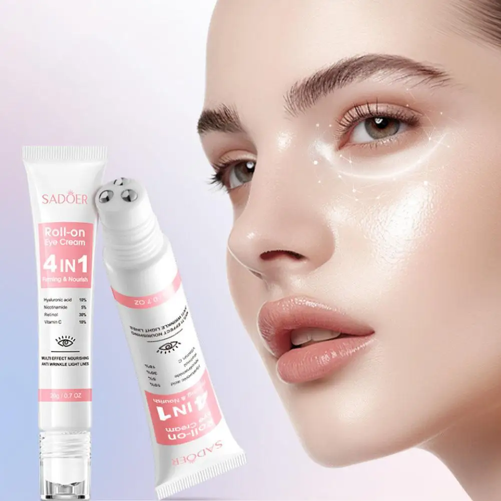 Instant Eye Bag Removal Cream Retinol Anti-Wrinkle Firming Skin Fade Fine Lines Anti Dark Circle Puffiness Brighten Eye Care