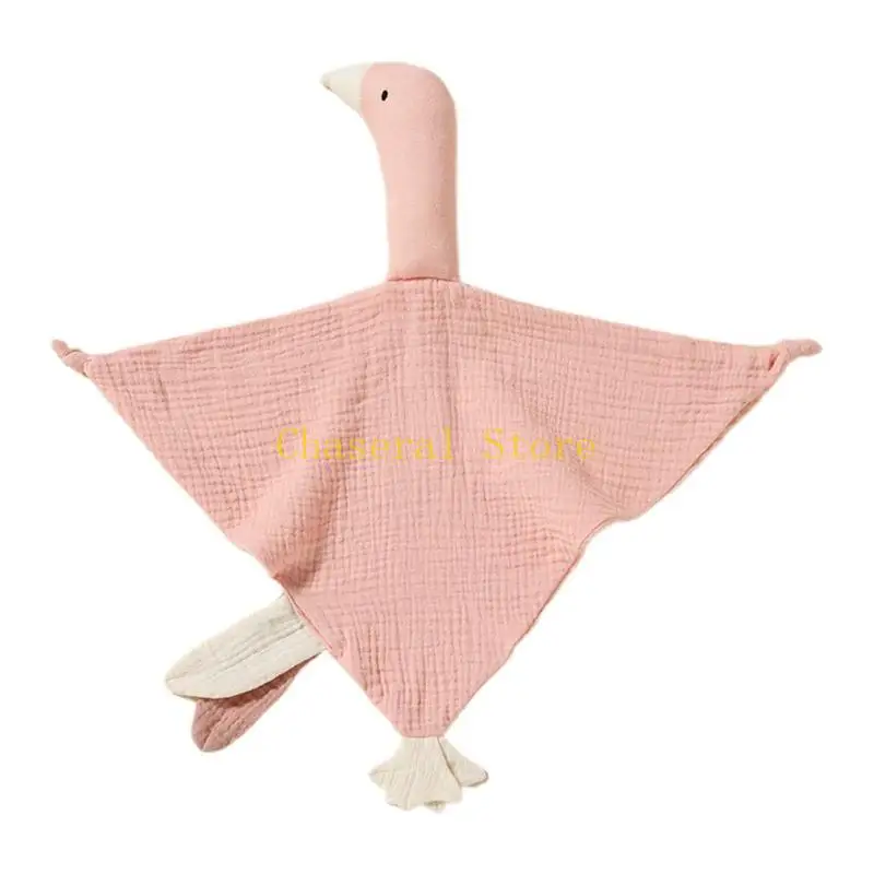 E7CE Newborn Multi-layer Pacify Handkerchief Shaped Towel Mood Appease Bib