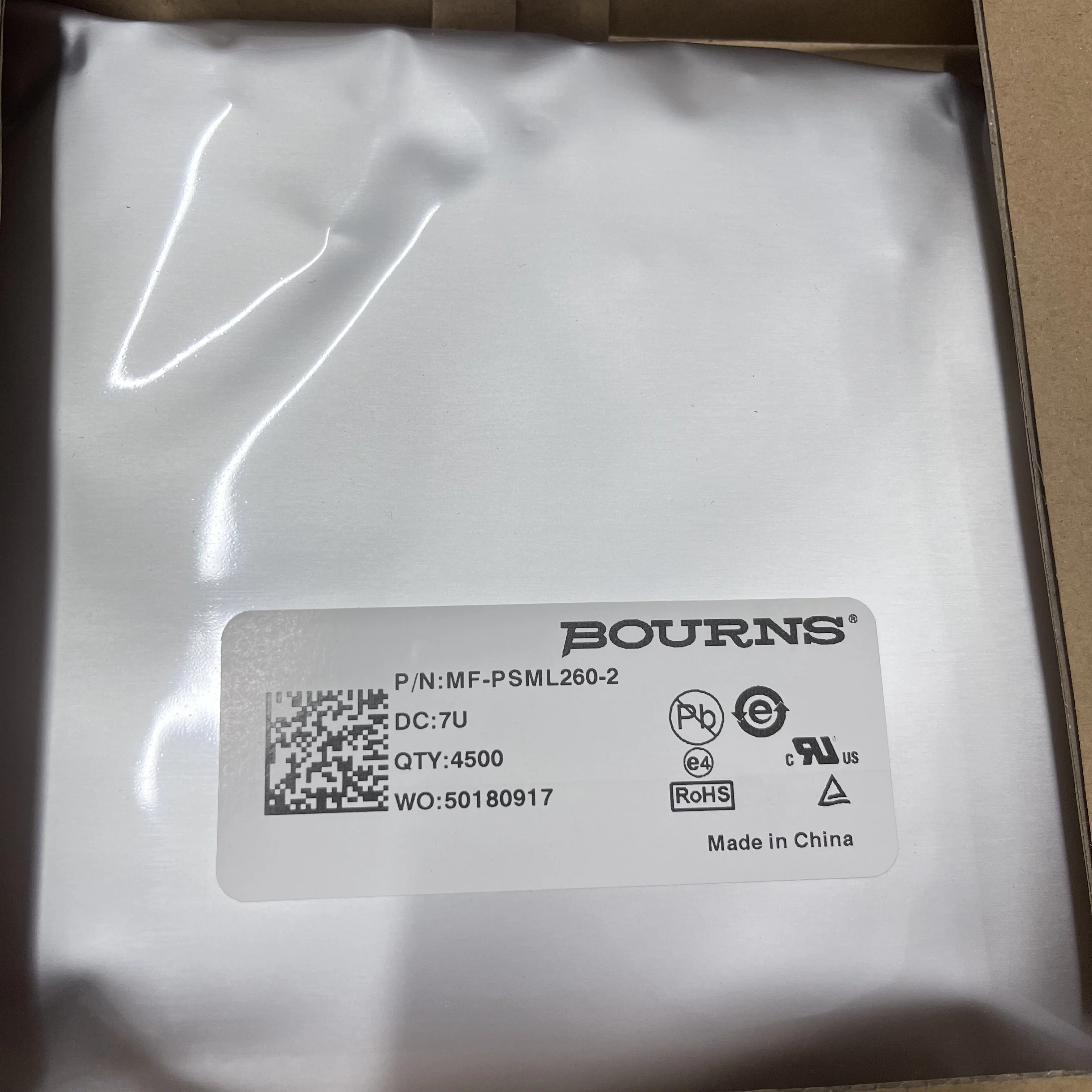 MF-PSML260-2 Самовозрастной предохранитель