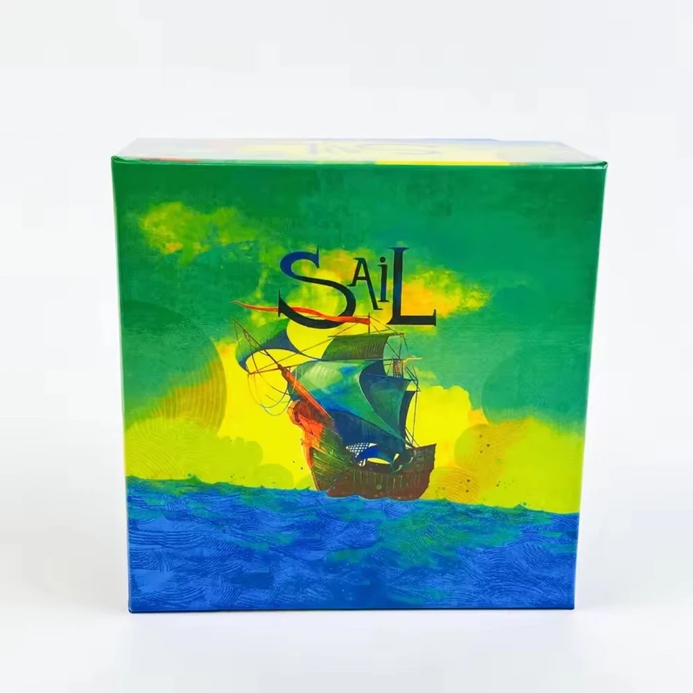 

SAIL: 2-Player 20-Minute Paper-Based Nautical Strategy Couple Board Game - Romantic Adventure for Date Nights, Couple Gatherings