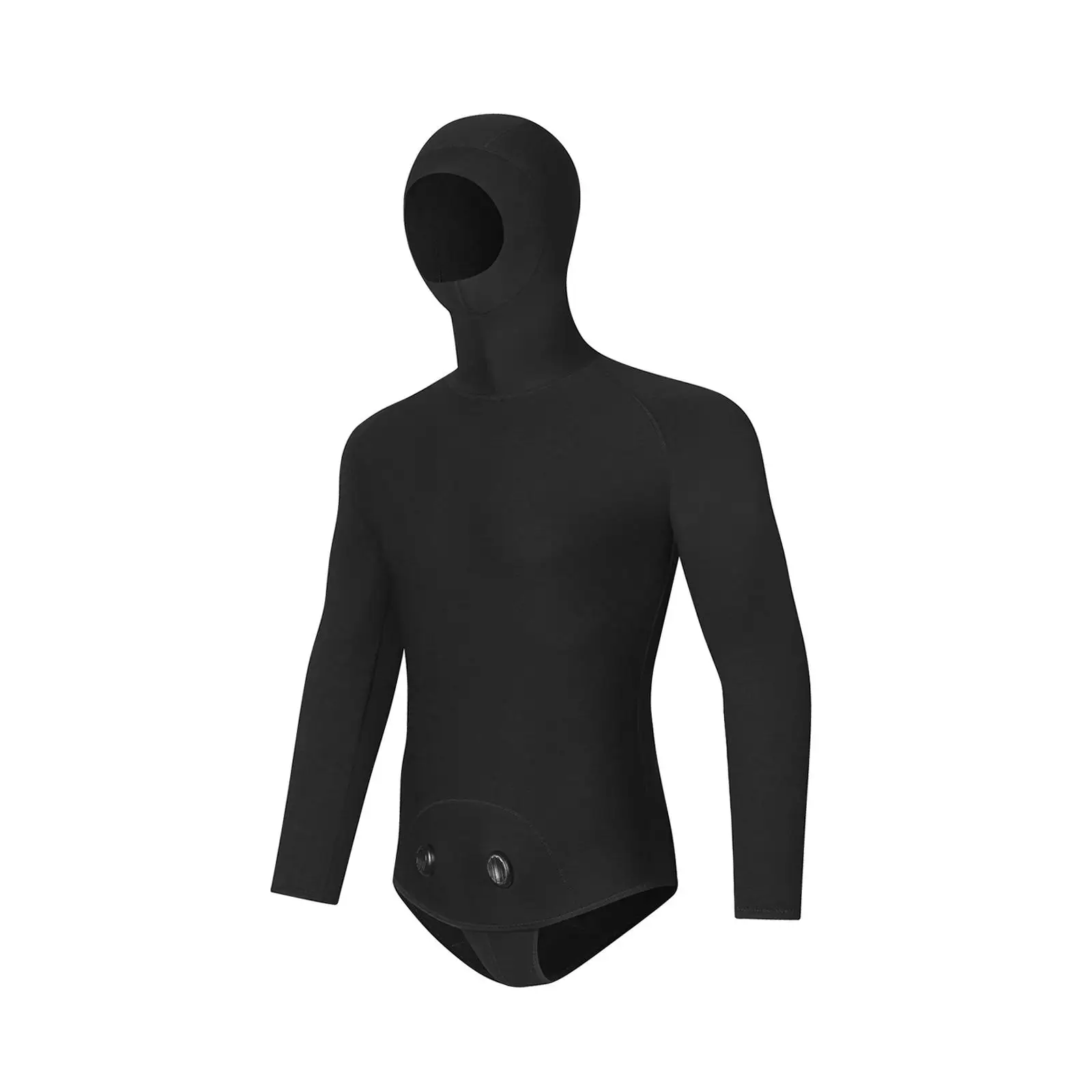 Men Wetsuit Top with Hood Quick Dry Swimsuit for Surfing Underwater Kayaking