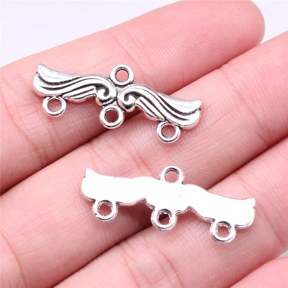 20pcs Earring Connector Charms Porous Connector Pendants Handmade Vintage For DIY Jewelry Necklace Earrings Making Finding