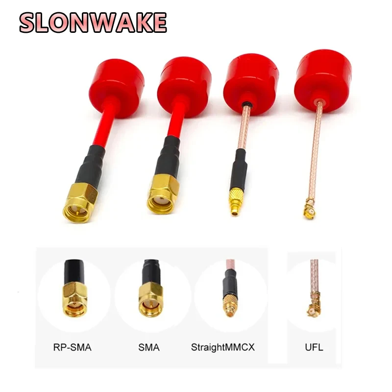 RHCP Super Mini FPV Antenna SMA/RP SMA/UFL/ MMCX 5.8G 5dBi QAV Antenna Compatible transmitter for For FPV Drone