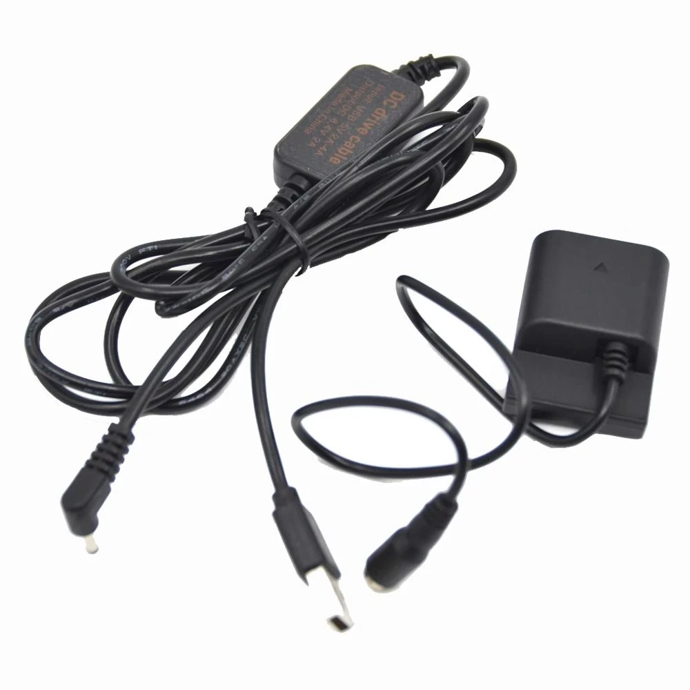 

USB to DC Power Cable NB-2L NB2L Dummy Battery DR-700 DC Coupler for Canon XT G7 G9 S45 S50 S60 S70 S80 350D 400D Camera