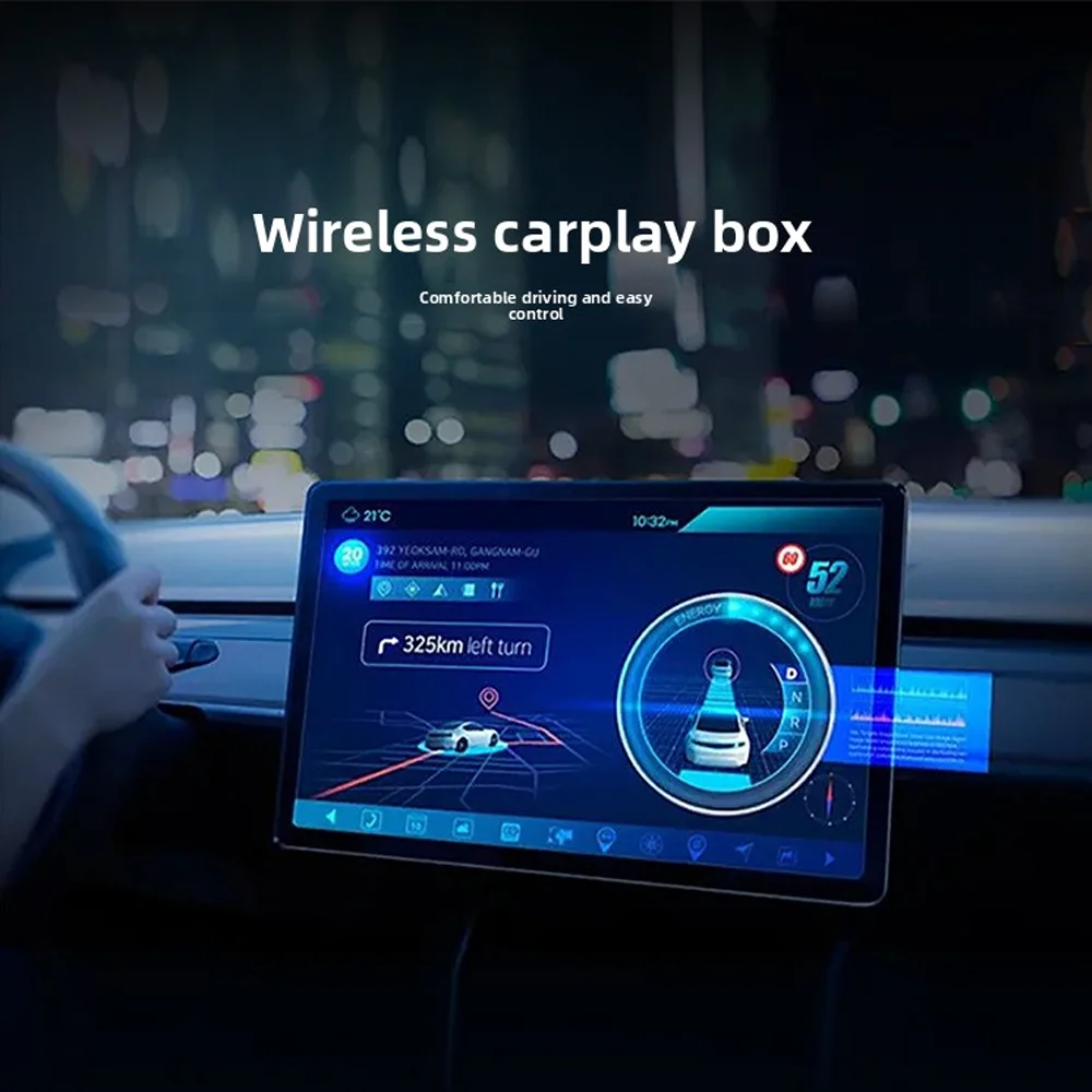 

Carplay Box Wireless Apple Android For OEM Wired CarPlay Cars Two-in-one Wired To Wireless Adapter Automobile Supplies