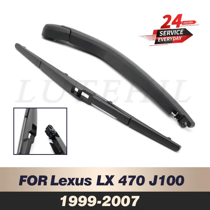 

Wiper 14" Rear Wiper Blade Arm Set Kit For Lexus LX 470 J100 1999-2007 2000 2001 2002 2003 Windshield Windscreen Rear Window