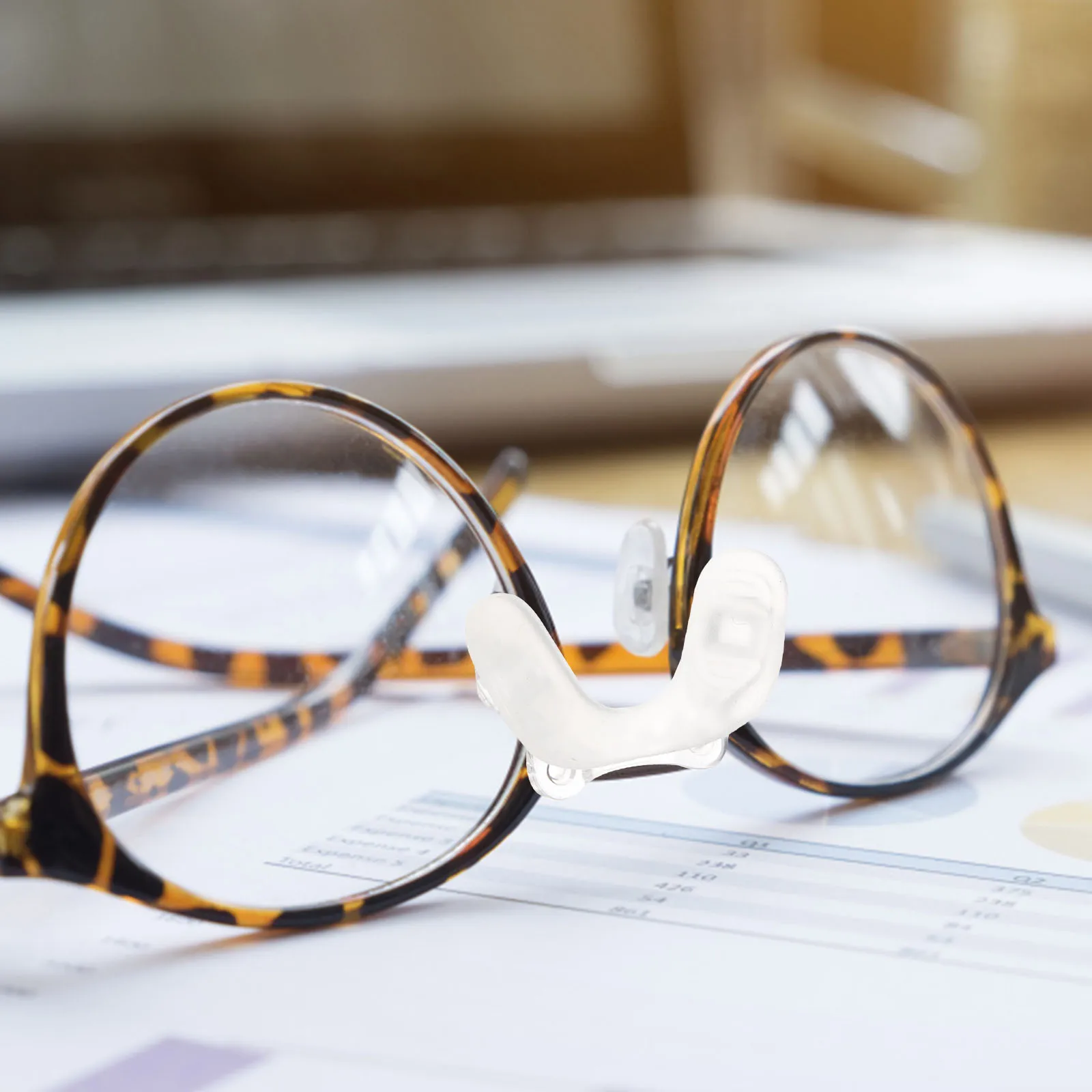 

3Pcs Nose Pad for Eyeglasses Comfortable Anti-Slip Silicone Eye Glass Pads Replacement Nose Bridge Support for Plastic Frames