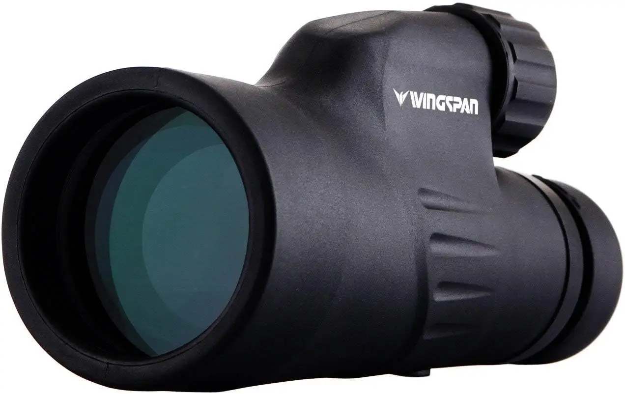 Monocular 12X50 de alta potência. Brilhante e Claro. Foco de uma mão. À prova d'água. Prova de nevoeiro. Para observação de pássaros ou observação de Wildlif