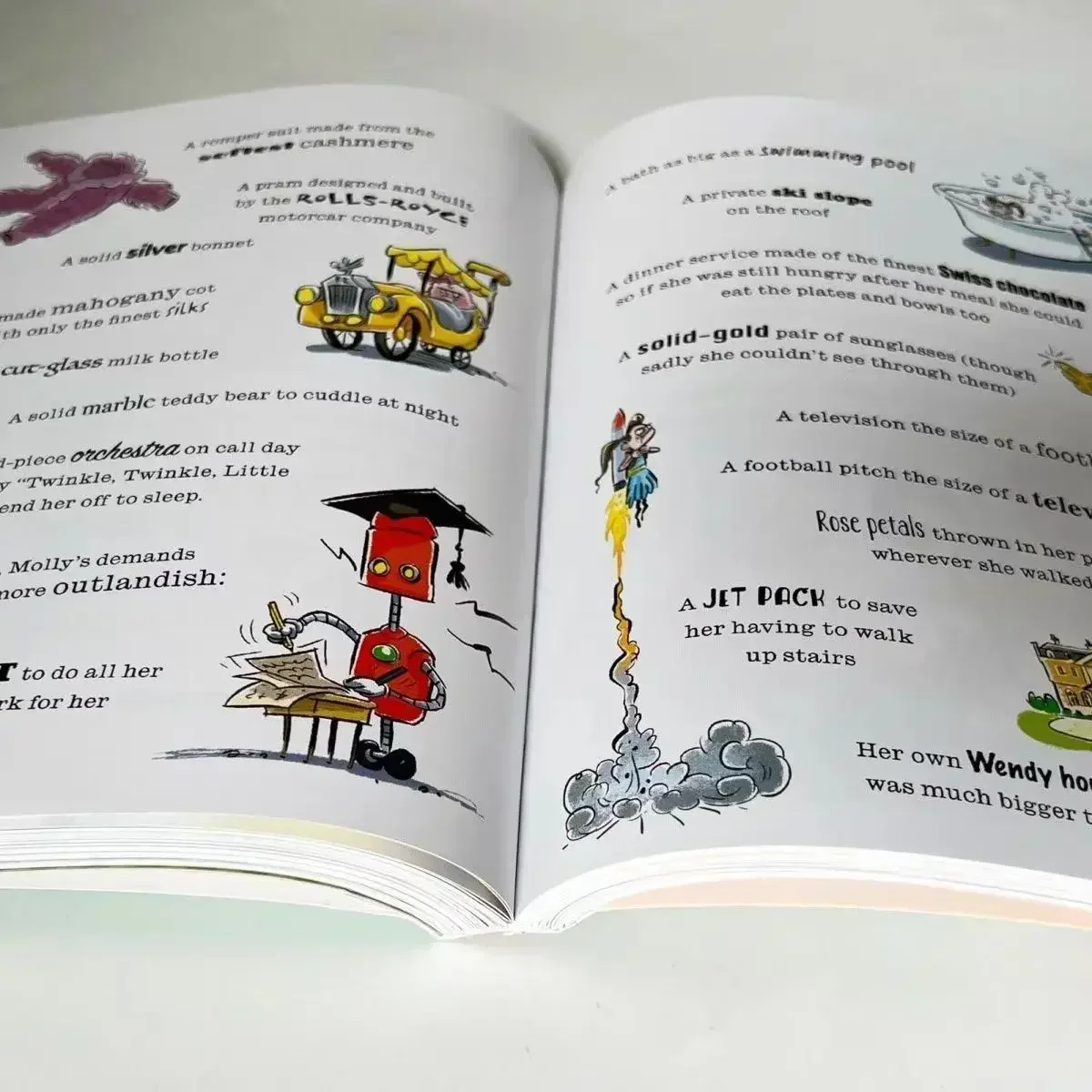 Books of6 Books/set David Williams Color Edition of The World'S Worst Children Elementary Humor Novel 6 Volumes DIFUYA