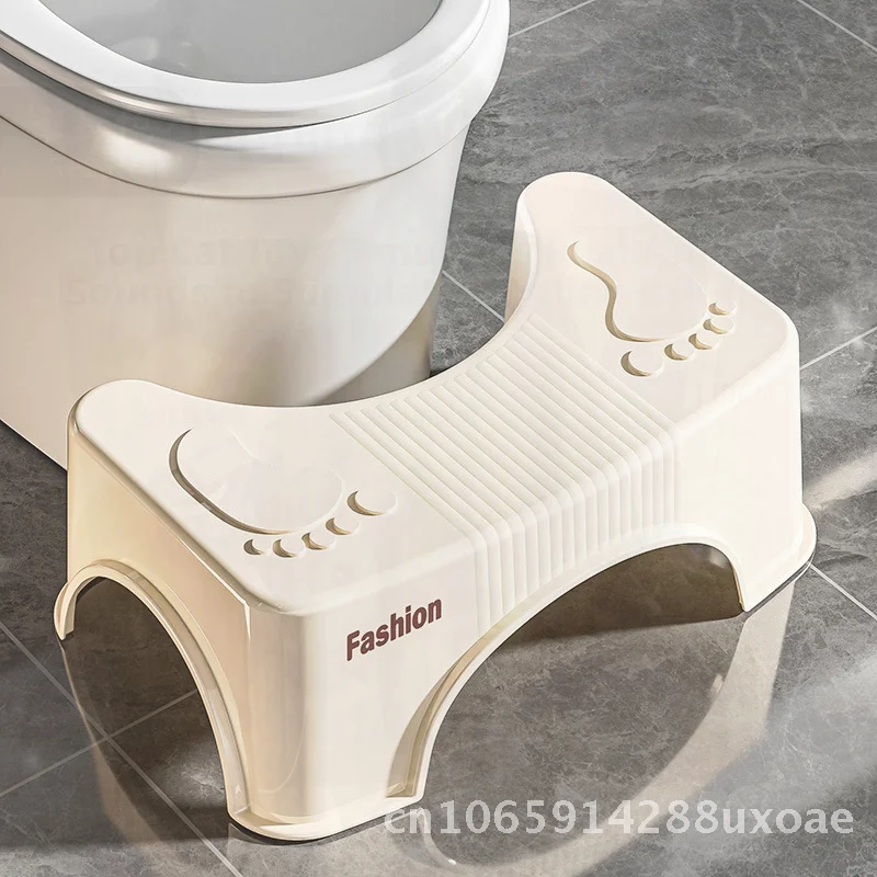 

Non-Slip Toilet Foot Stool for Pregnant Women And Children Squatting Pit Artifact Household Foot Stool Transparent Light Orange