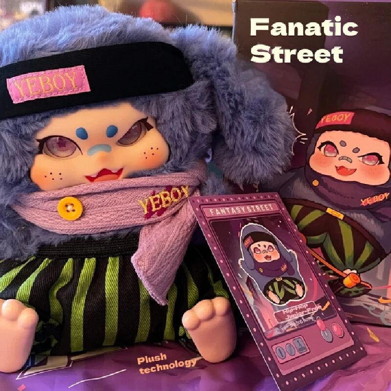 original Baby Three Fantasy Street Series Plush Blind Box Pendant Anime Action Figure Caixa Mystery Box Dolls Girls Gift Toys