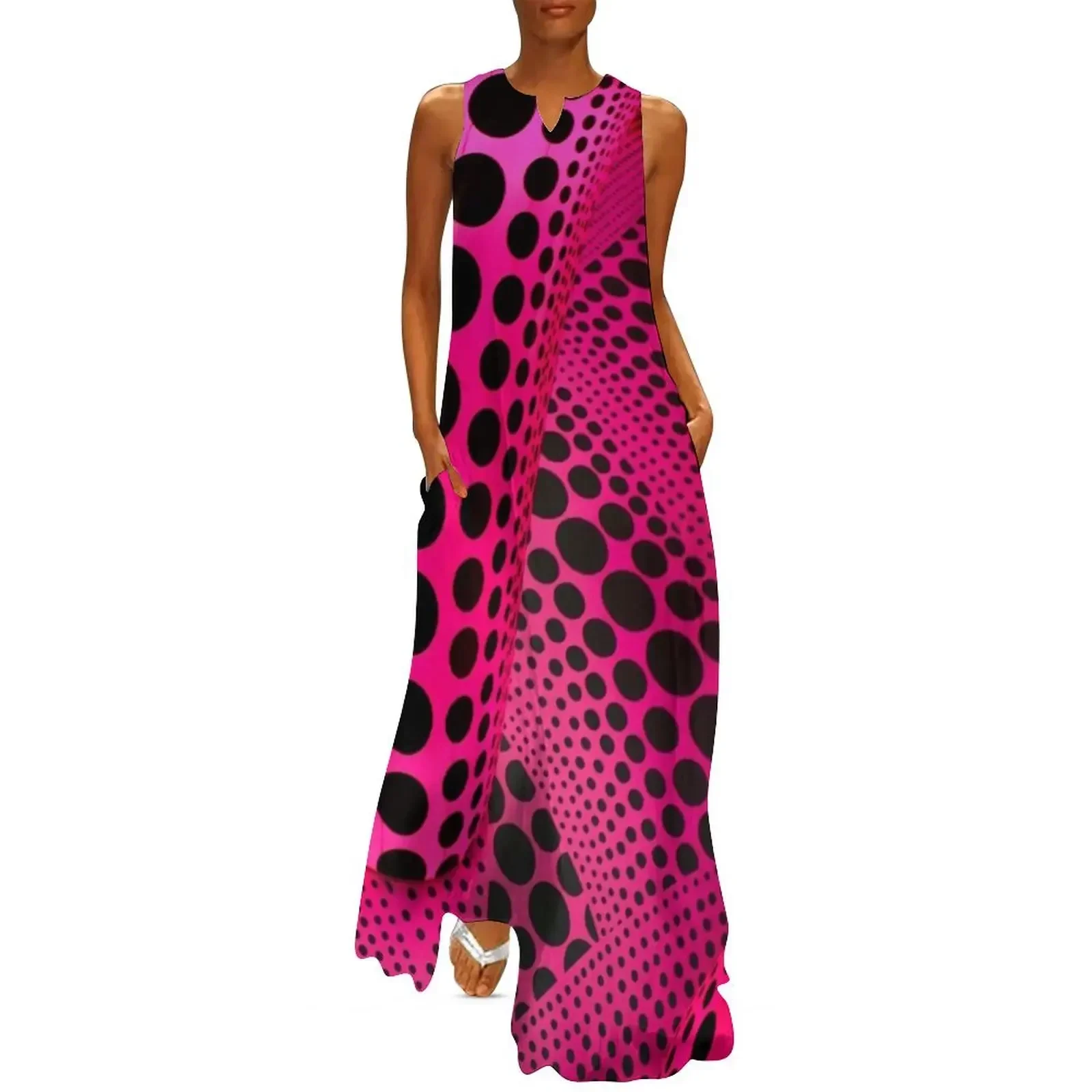 

pink artist Long Dress Elegant gowns women's clothing trend 2025 dress party night Women's summer dress