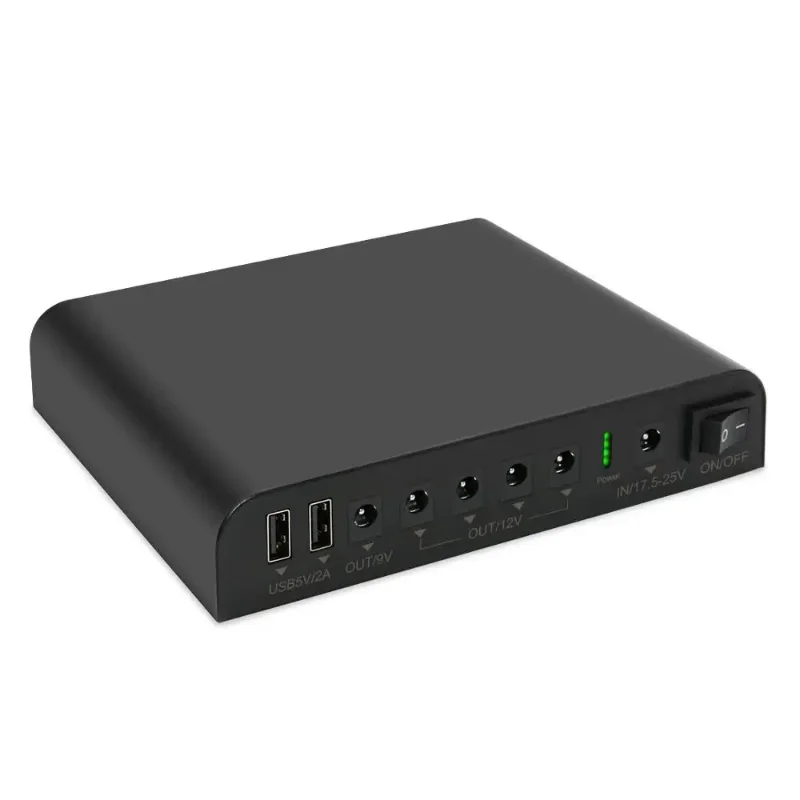 

Uninterrupted Power Supply 18650 27000mAh 98Wh Lithium ion Backup Battery SL3400 TalentCell DC 12V/9V/5V Output Mini UPS