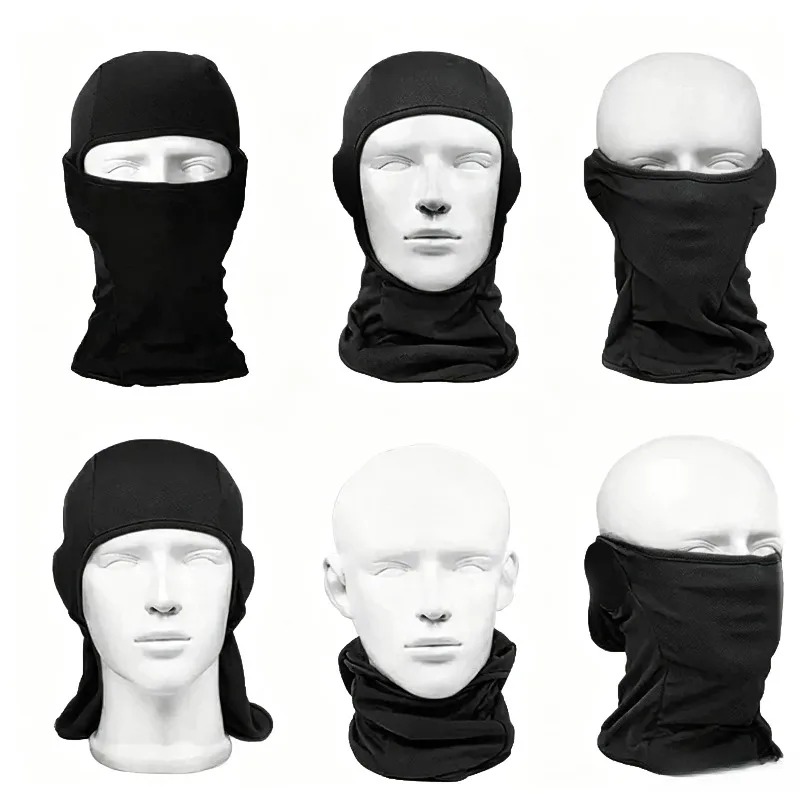 Herren Balaclava Gesichtsmaske Atmungsaktiv Schnelltrocknend Skimaske Winddicht Fahrrad Vollgesichtsabdeckung Nackenwärmer Outdoor-Sport Helmmaske – Detail 2