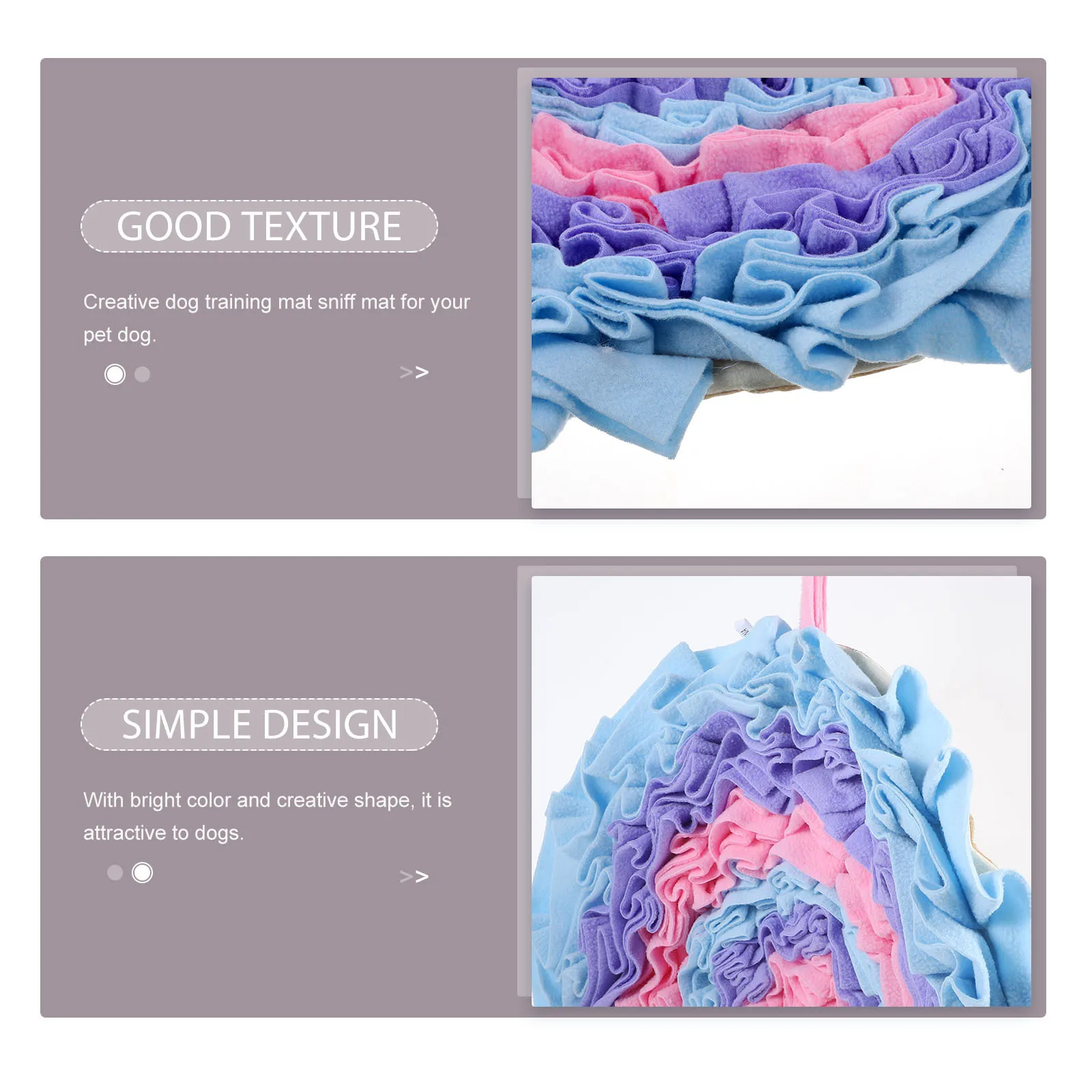 

Pet Slow Feeder Sniffing Mat Creative Dog Slow Eating Mat Training Pad Anti-Choke Use Food Feeder Promote Health