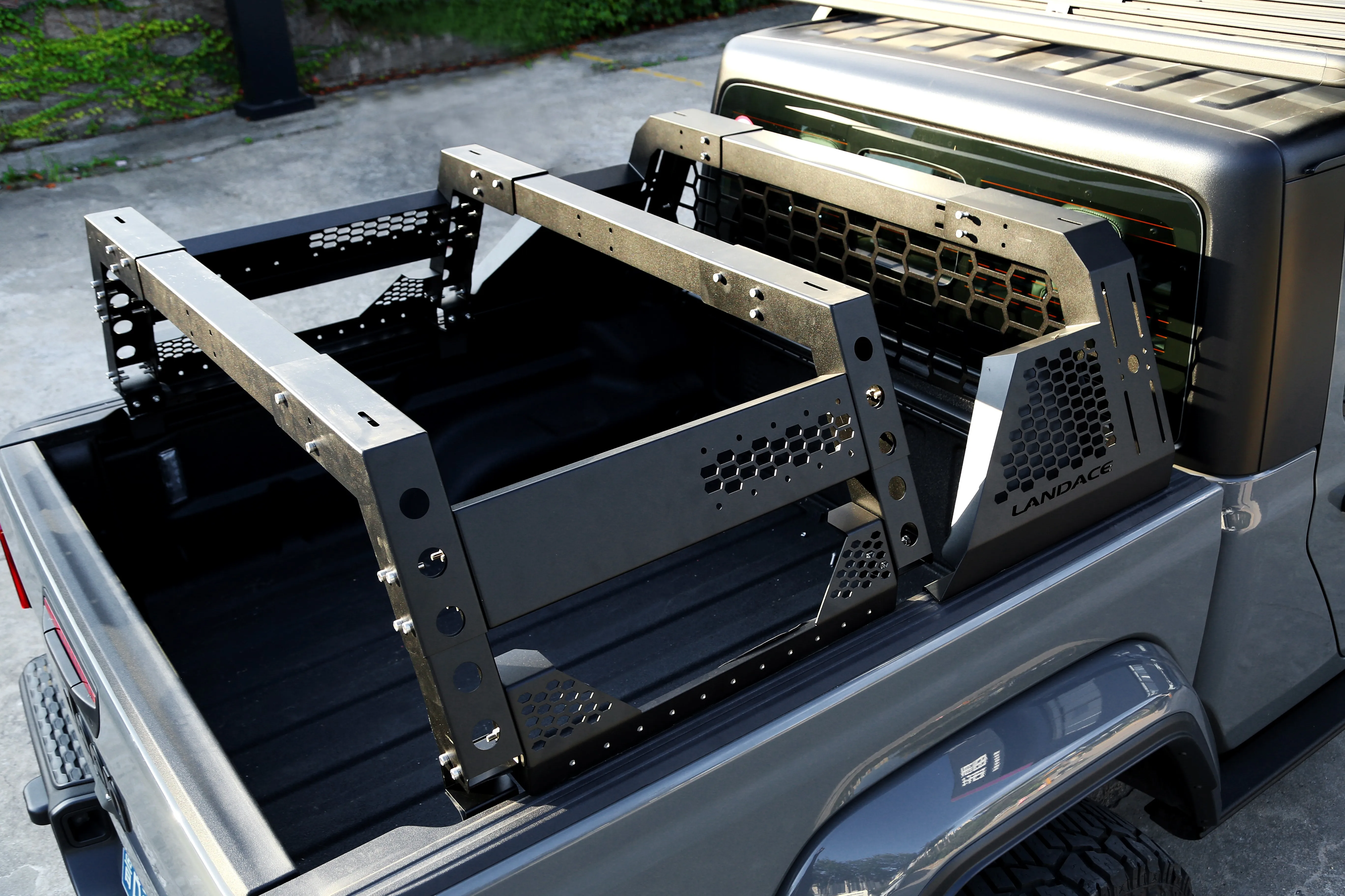 Offroad Parts  Adjustable Truck Pickup Bed Rack Roofrack for Ranger F150 Tacoma Tundra Gladiator D-max