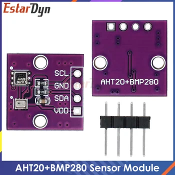EstarDyn 고정밀 디지털 온도 및 기압 센서, 온도 습도 기압 모듈, AHT20 + BMP280, 2 in 1