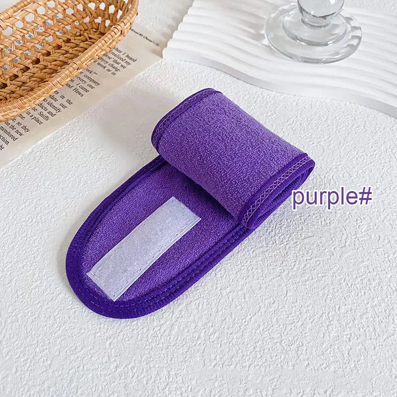 Stirnbänder zum Wickeln für Make-up, Hautpflege, Duschen, 30 Stück, Logo anpassbar, verstellbare Schal-Stirnbänder für modische Damen und Herren – Detail 20