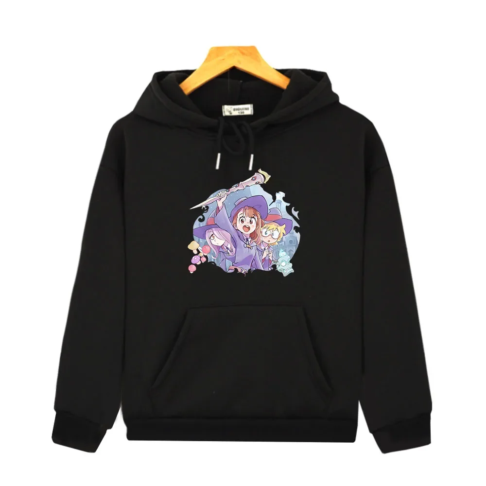 Little Witch Academia Anime Hoodies Aesthetic Manga Sweatshirt Graphic Cartoon Clothes Boys/girls High Street Long-sleeved Hoody