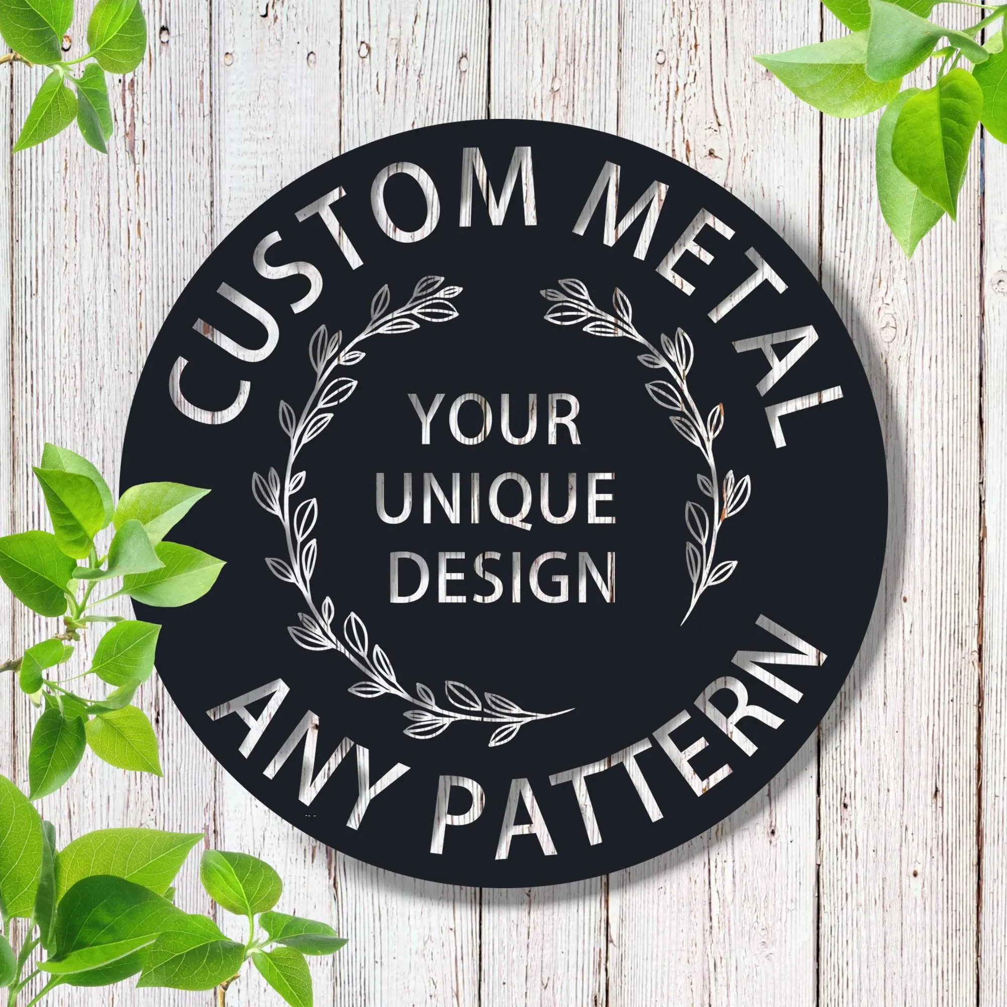 Personalized Palm Tree Oasis Sign Metal Sign Poolside Decor Palm Trees Decor Custom Backyard Oasis Sign Patio Sign Outdoor Wall