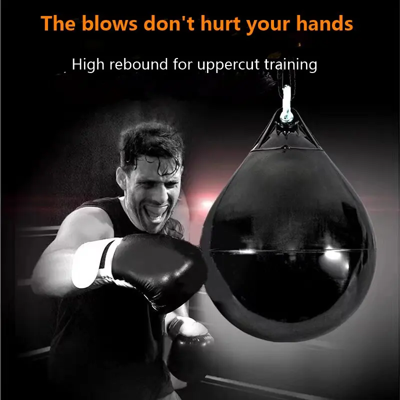 Saco de boxeo pesado lleno de agua colgante de entrenamiento de boxeo profesional al por mayor de fábrica