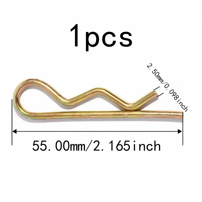 Locking Pin Fasteners 1 pcs 5.5 M2.5*55mm, Secure Locking Hold, Reusable Spring Steel, Multipurpose Versatile