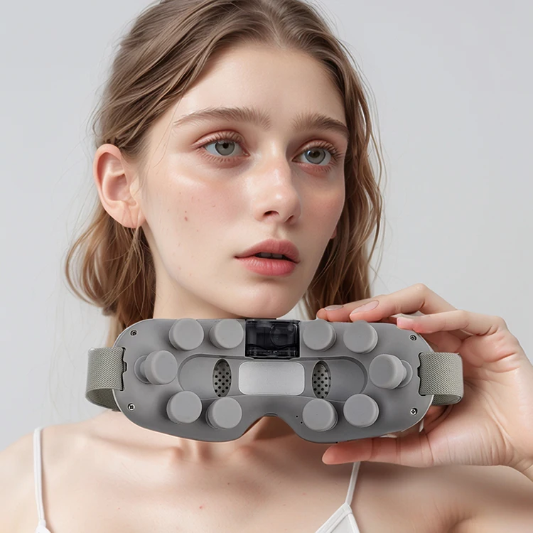 2025, trendiges Produkt, 3D-Akupressur-Massage, lindert Ermüdung der Augen, Dampf-Augenpflege-Massagegerät mit heißer Kompresse