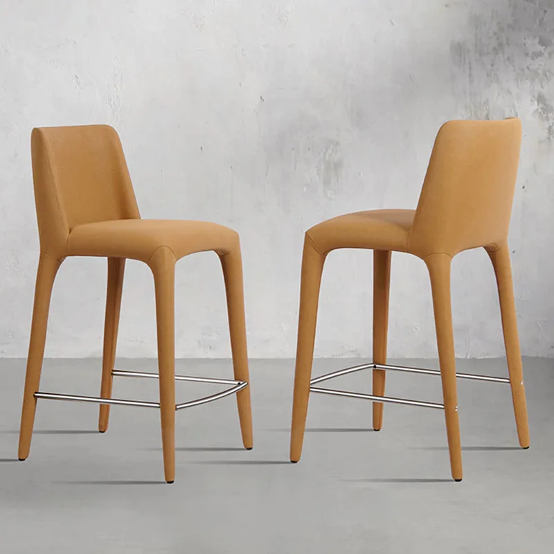 

/Aesthetic Soft Bar Chairs Comfortable Vanity Computer Accent Nordic Bar Chairs Make Up Living Room Chaise De Bar Home Furniture